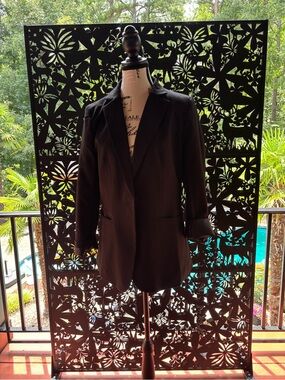 Classic Boyfriend Black Women's Blazer